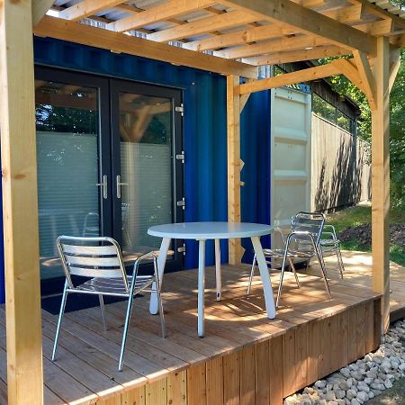 Tiny House Im Seecontainer Mit Parkplatz, Glasfaser, Netflix, Veranda Und Gehobener Ausstattung كوبورغ المظهر الخارجي الصورة