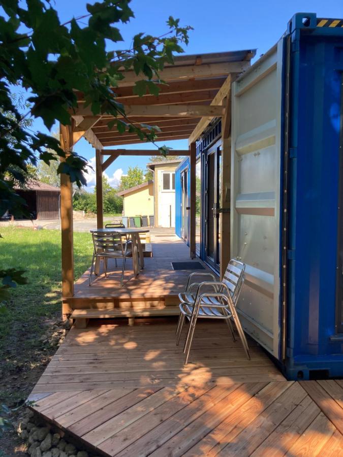 Tiny House Im Seecontainer Mit Parkplatz, Glasfaser, Netflix, Veranda Und Gehobener Ausstattung كوبورغ المظهر الخارجي الصورة