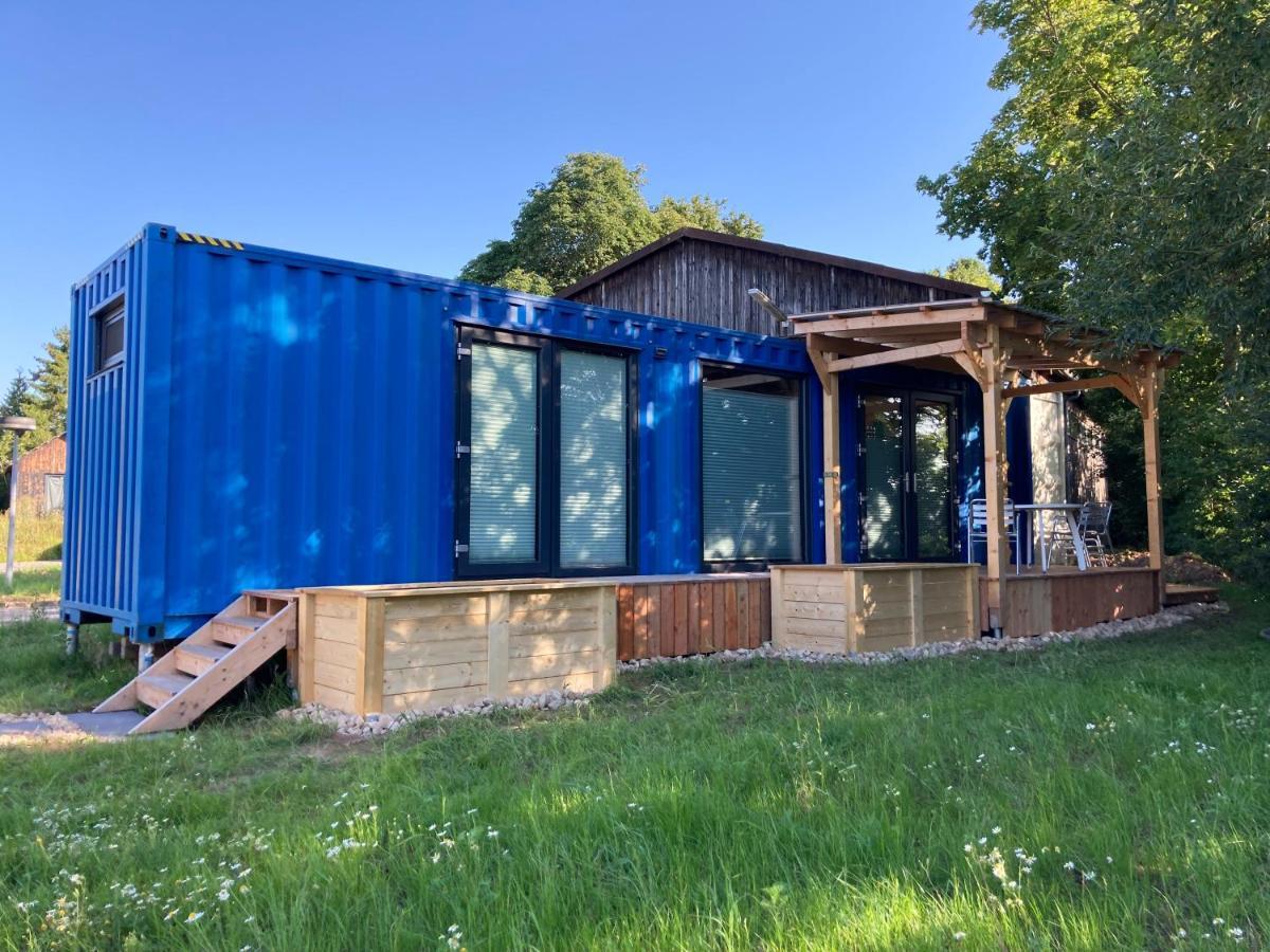 Tiny House Im Seecontainer Mit Parkplatz, Glasfaser, Netflix, Veranda Und Gehobener Ausstattung كوبورغ المظهر الخارجي الصورة